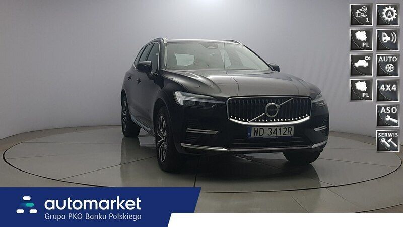 Czarny Używany 2022 Volvo XC60 Plus SUV | 177 850 zł (Drogi) - Obraz 1/4