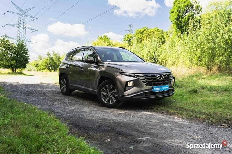 Szary Używany 2021 Hyundai Tucson SUV | 105 999 zł (Dobra cena) - Obraz 1/4