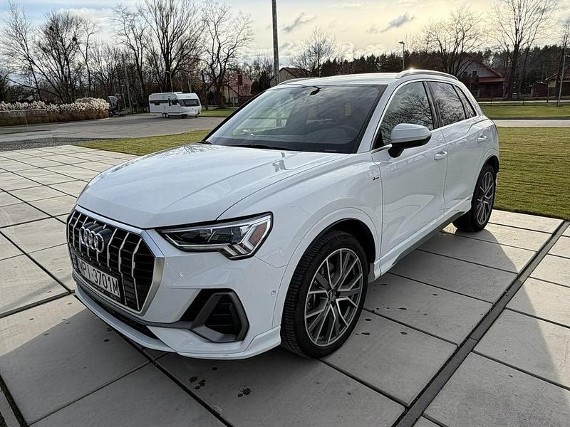 Biały Używany 2019 Audi Q3 S-Line SUV | 107 000 zł (Dość drogi) - Obraz 1/4