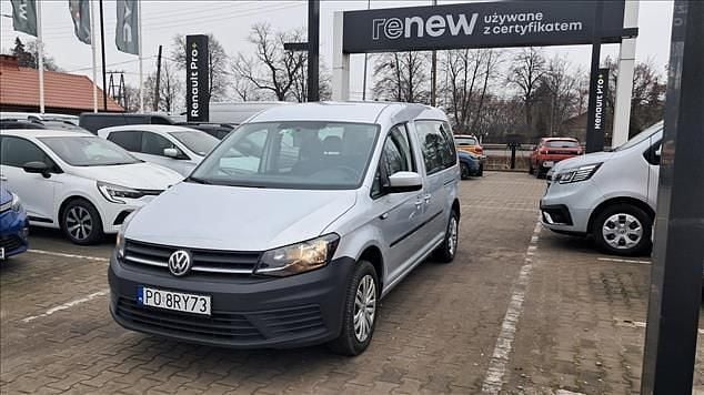 Używany VW Caddy Comfortline 2020 Srebrny (jasnoszary) Minivan