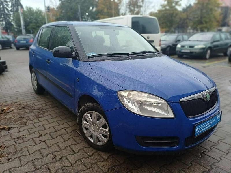 Niebieski ciemny Używany 2008 Skoda Fabia Hatchback | 5999 zł (Dobra cena) - Obraz 1/4