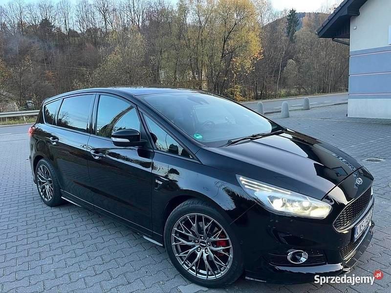 Czarny Używany 2018 Ford S-MAX ST-Line Minivan | 62 700 zł (Drogi) - Obraz 1/4