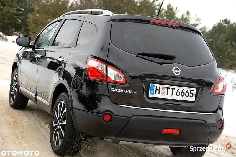 Używany Nissan Qashqai +2 Tekna 2010 Czarny SUV