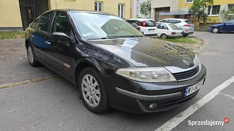 Czarny Używany 2002 Renault Laguna II Privilege Hatchback | 2900 zł - Obraz 1/4