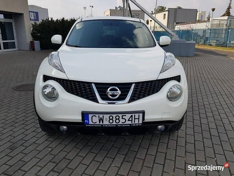 Biały Używany 2014 Nissan Juke SUV | 35 900 zł (Uczciwa cena) - Obraz 1/4