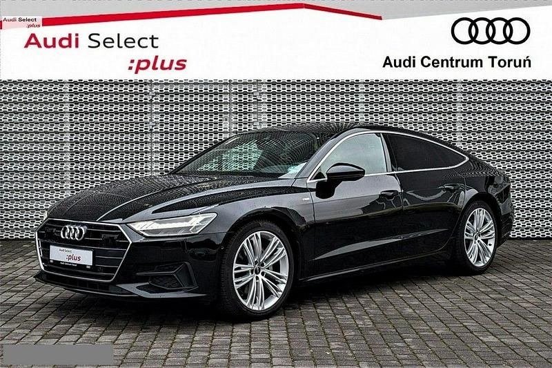 Czarny (metalik) Używany 2021 Audi A7 Hatchback | 351 900 zł - Obraz 1/1