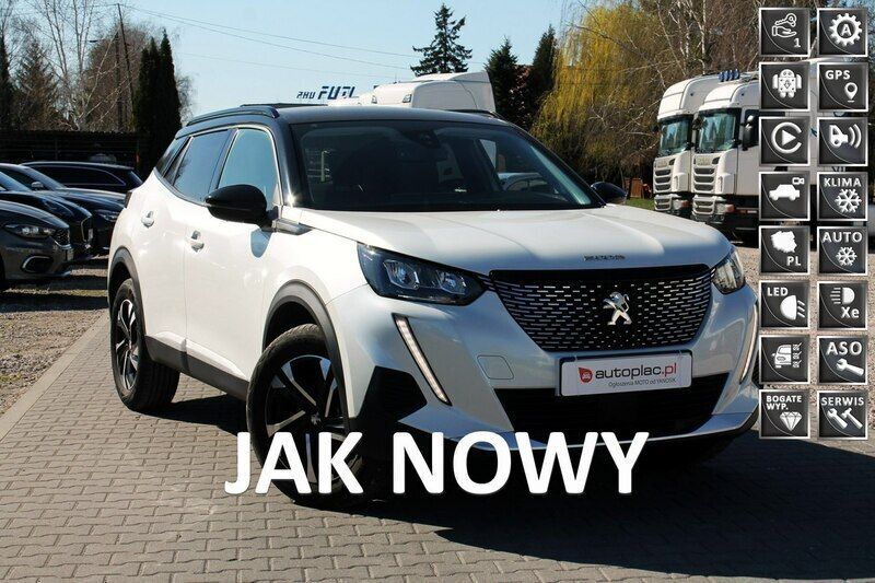 Biały (metalik, perła) Używany 2022 Peugeot 2008 SUV | 79 999 zł (Uczciwa cena) - Obraz 1/4