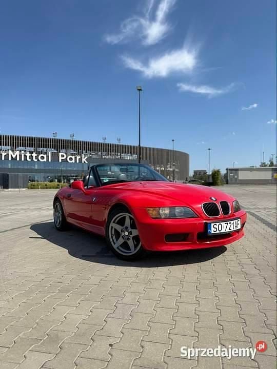 Czerwony Używany 1997 BMW Z3 Kabriolet | 18 500 zł - Obraz 1/4
