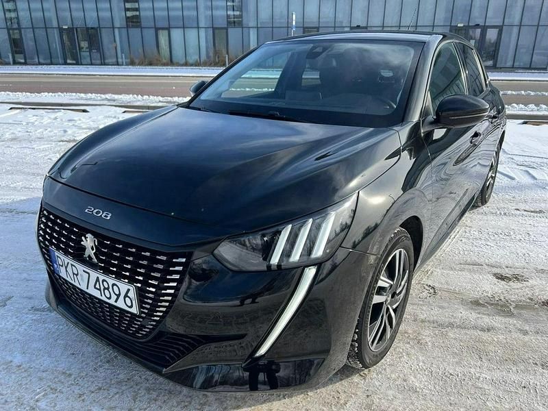 Używany Peugeot 208 101 KM (74 kW) 2021 Czarny Hatchback