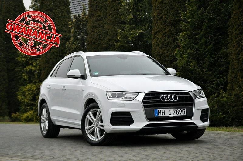 Biały (metalik) Używany 2016 Audi Q3 S-Line SUV | 62 900 zł (Dobra cena) - Obraz 1/4