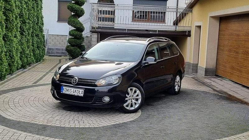 Czarny (metalik) Używany 2009 VW Golf VI Kombi | 20 900 zł (Uczciwa cena) - Obraz 1/4