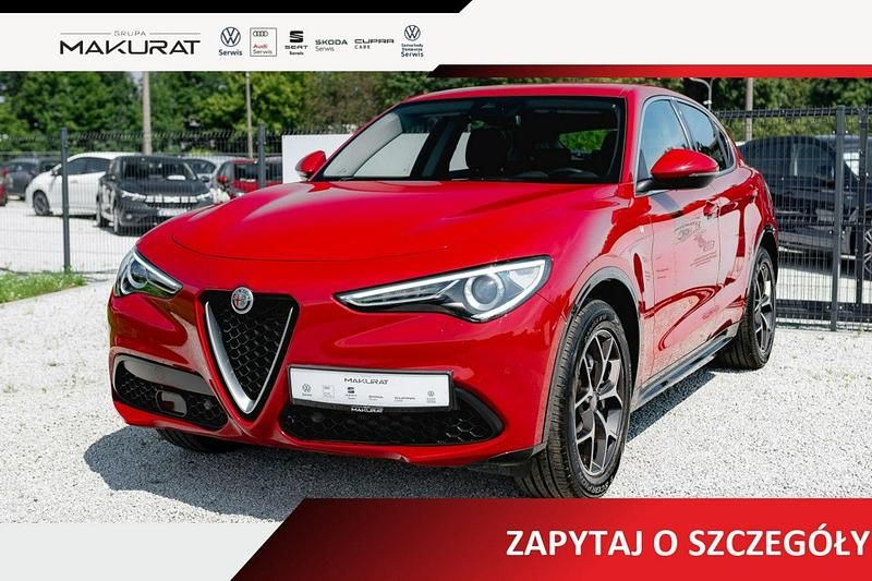 Używany Alfa Romeo Stelvio Ti 200 KM (147 kW) 2021 Czerwony SUV