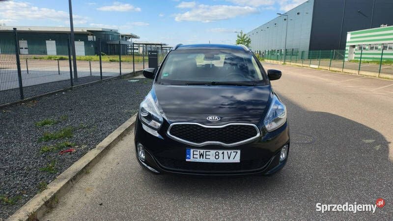 Czarny Używany 2013 Kia Carens 2 Minivan | 30 900 zł (Dobra cena) - Obraz 1/4