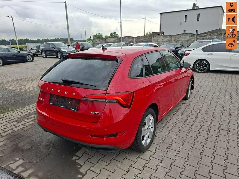 Czerwony Używany 2021 Skoda Scala Hatchback | 13 900 zł - Obraz 1/4
