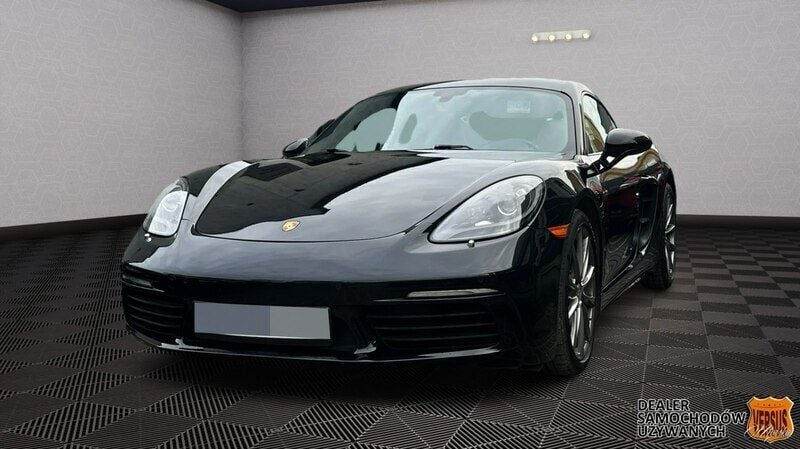 Czarny Używany 2018 Porsche 718 Cayman Coupe | 180 000 zł - Obraz 1/4