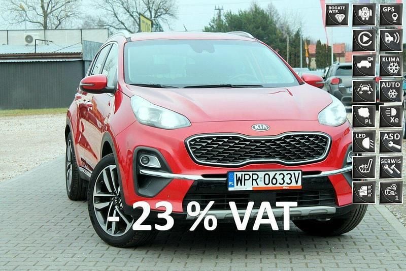 Czerwony Używany 2021 Kia Sportage SUV | 70 000 zł (Dobra cena) - Obraz 1/4