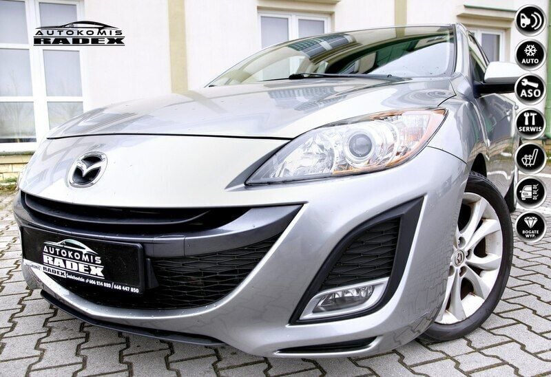 Szary Używany 2010 Mazda 3 Hatchback | 23 499 zł (Drogi) - Obraz 1/4