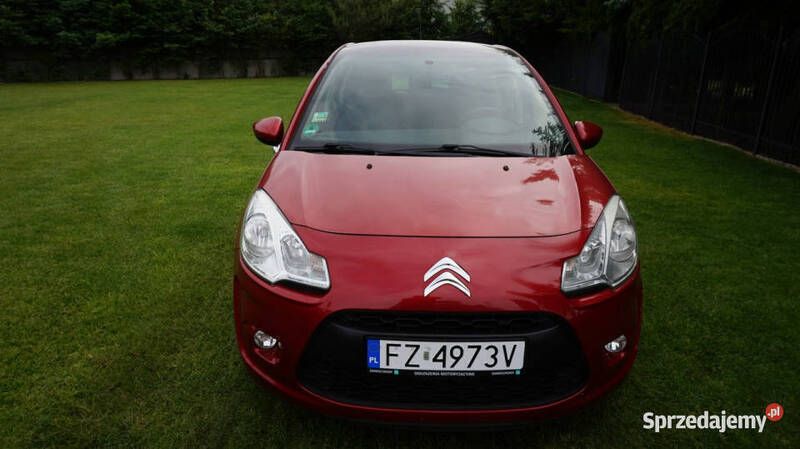 Bordowy Używany 2010 Citroën C3 Hatchback | 16 999 zł - Obraz 1/4