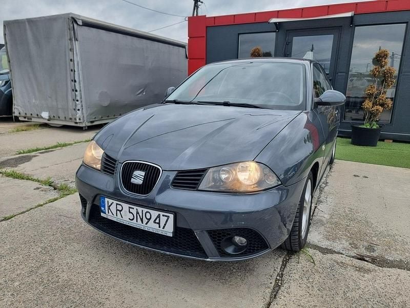 Szary (metalik) Używany 2007 Seat Ibiza Hatchback | 8500 zł - Obraz 1/4