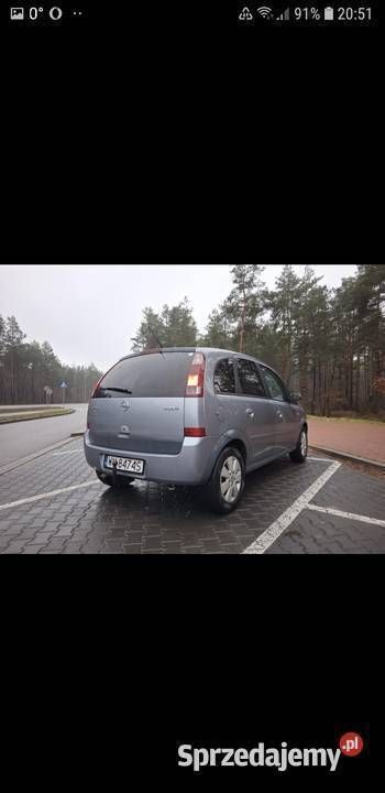 Szary Używany 2004 Opel Meriva Minivan | 5000 zł (Dość drogi) - Obraz 1/2