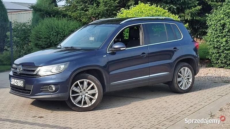 Granatowy Używany 2014 VW Tiguan SUV | 39 900 zł (Super Cena) - Obraz 1/4