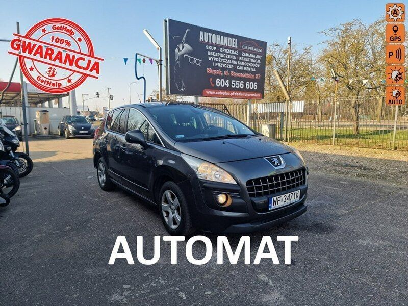 Szary Używany 2012 Peugeot 3008 SUV | 23 490 zł (Dobra cena) - Obraz 1/4