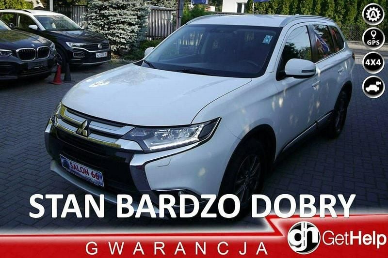 Biały (metalik, perła) Używany 2016 Mitsubishi Outlander SUV | 55 800 zł (Uczciwa cena) - Obraz 1/4