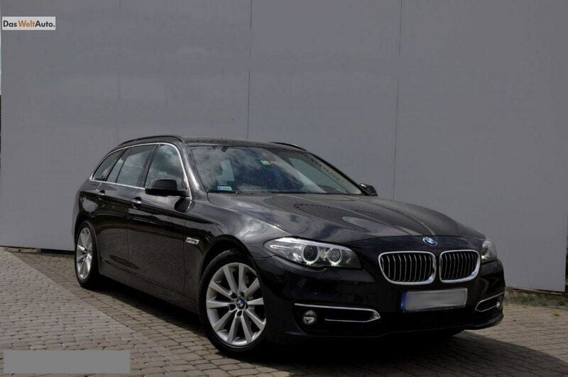 Szary (metalik) Używany 2014 BMW 525 Sedan/Limuzyna | 99 700 zł - Obraz 1/4
