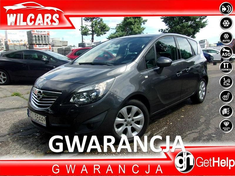 Szary (metalik) Używany 2010 Opel Meriva Minivan | 26 900 zł (Dość drogi) - Obraz 1/4