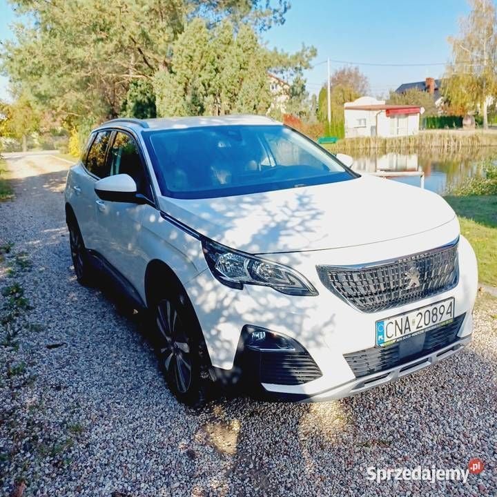 Biały Używany 2019 Peugeot 3008 SUV | 81 500 zł (Drogi) - Obraz 1/4