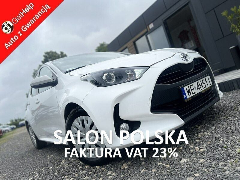 Biały (metalik) Używany 2021 Toyota Yaris Hatchback | 47 900 zł (Uczciwa cena) - Obraz 1/4