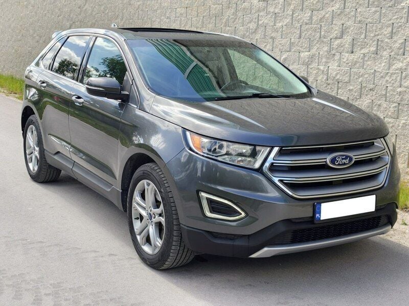 Szary Używany 2017 Ford Edge SUV | 69 900 zł (Uczciwa cena) - Obraz 1/4