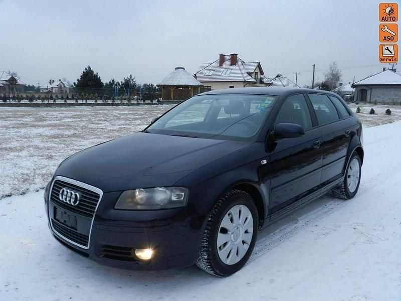 Niebieski ciemny (metalik, perła) Używany 2006 Audi A3 Hatchback | 28 900 zł (Drogi) - Obraz 1/1