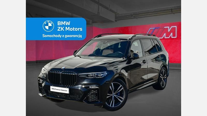 Black sapphire metallic metalizowany Używany 2019 BMW X7 Shadowline SUV | 249 900 zł (Drogi) - Obraz 1/3