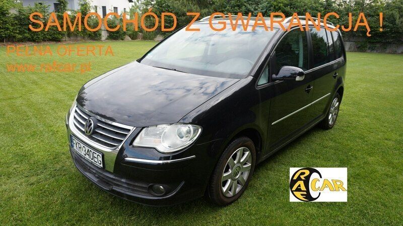 Czarny Używany 2007 VW Touran Minivan | 16 999 zł (Dobra cena) - Obraz 1/4