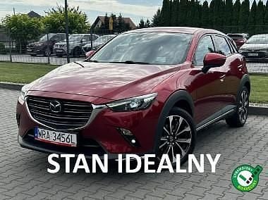 Bordowy (metalik, perła) Używany 2018 Mazda CX-3 SUV | 65 900 zł (Uczciwa cena) - Obraz 1/4
