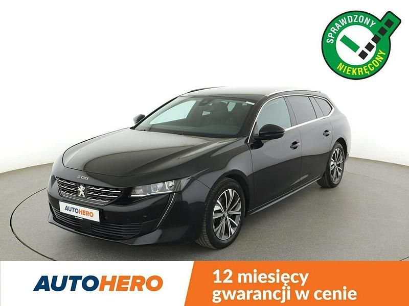 Czarny Używany 2021 Peugeot 508 Kombi | 64 200 zł (Dobra cena) - Obraz 1/3