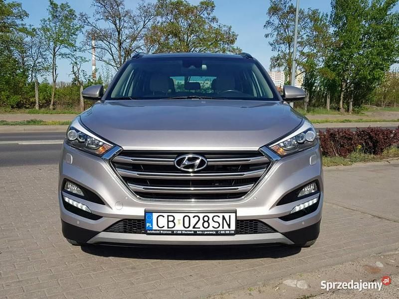 Beżowy Używany 2017 Hyundai Tucson SUV | 69 900 zł (Uczciwa cena) - Obraz 1/4
