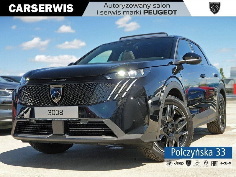 Czarny (metalik) Nowe 2025 Peugeot 3008 SUV | 179 590 zł - Obraz 1/4