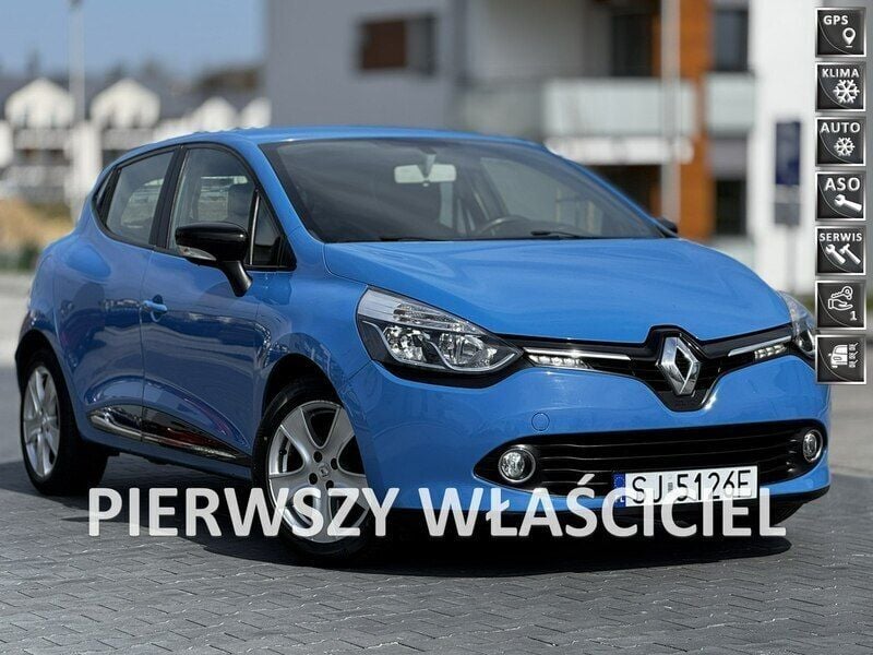 Niebieski (metalik) Używany 2013 Renault Clio IV Hatchback | 24 999 zł (Uczciwa cena) - Obraz 1/4