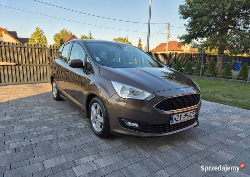 Brązowy Używany 2016 Ford C-MAX Titanium Minivan | 29 900 zł (Uczciwa cena) - Obraz 1/4