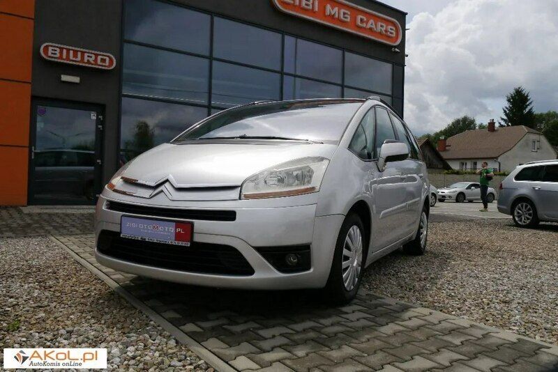 Srebrny (metalik) Używany 2007 Citroën Grand C4 Picasso Minivan | 15 800 zł (Drogi) - Obraz 1/4