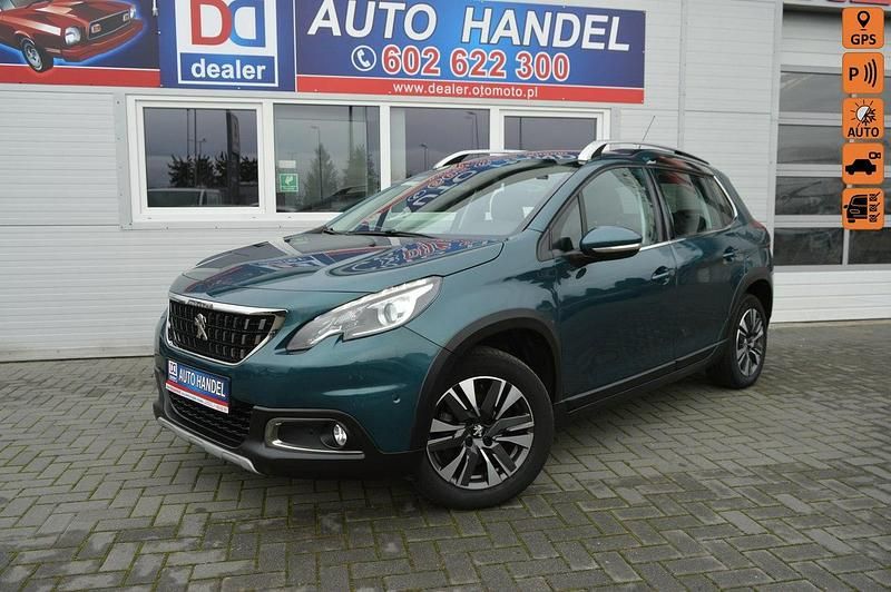 Zielony Używany 2016 Peugeot 2008 SUV | 32 900 zł (Uczciwa cena) - Obraz 1/4