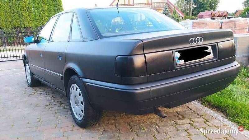 Czarny Używany 1992 Audi 100 Sedan/Limuzyna | 7700 zł - Obraz 1/4