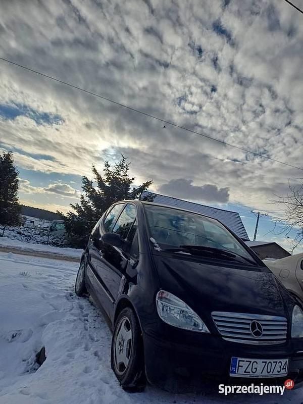 Czarny Używany 2001 Mercedes 190 Sedan/Limuzyna | 3600 zł - Obraz 1/4