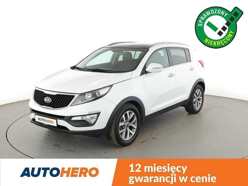Biały Używany 2014 Kia Sportage 2 SUV | 46 300 zł (Uczciwa cena) - Obraz 1/3