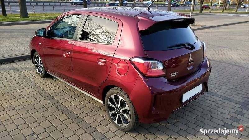 Używany Mitsubishi Space Star 80 KM (58 kW) 2020 Fioletowy Hatchback