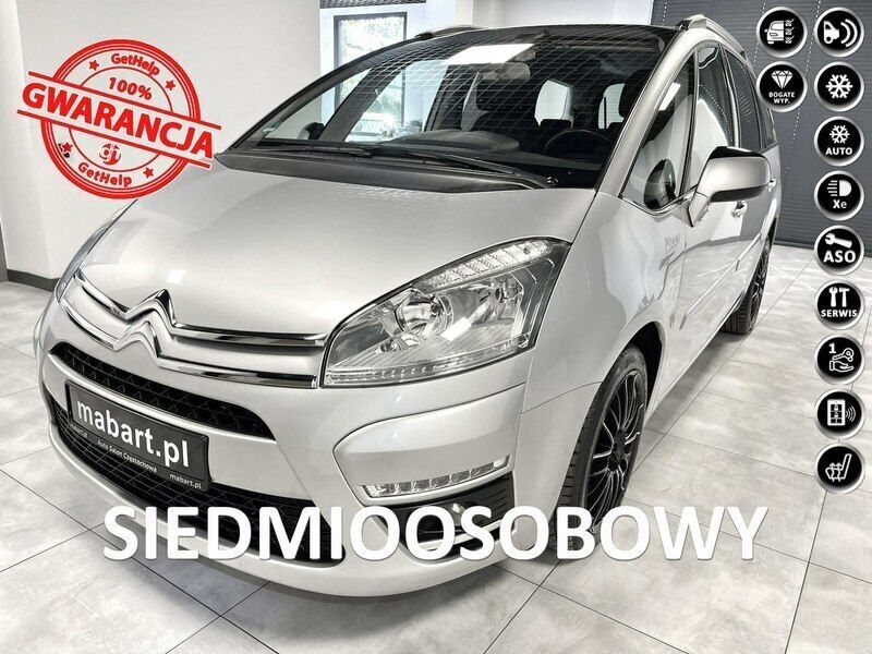 Srebrny Używany 2012 Citroën Grand C4 Picasso SELECTION Minivan | 26 000 zł (Uczciwa cena) - Obraz 1/4