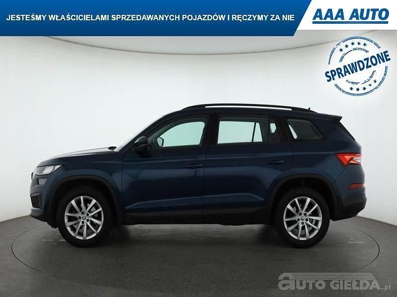 Używany Skoda Kodiaq 150 KM (110 kW) 2021 Błękitny SUV