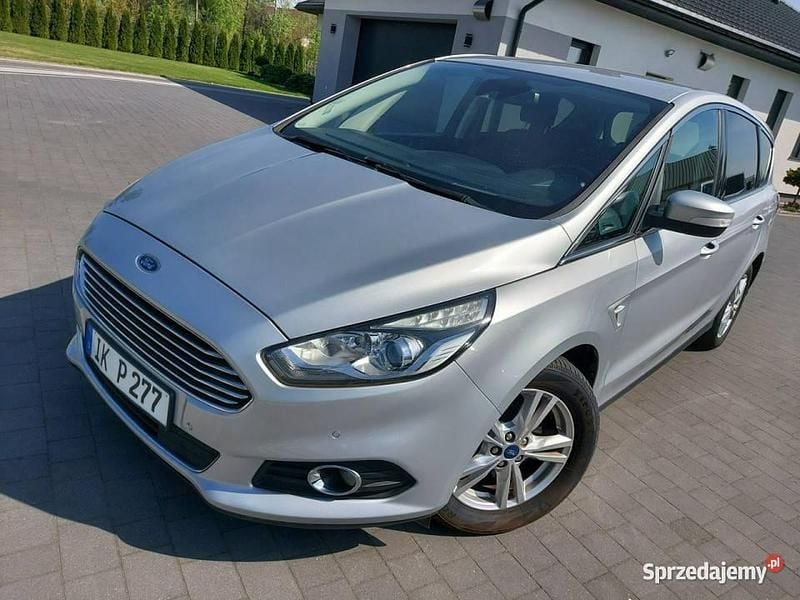 Srebrny Używany 2017 Ford S-MAX Titanium Minivan | 48 900 zł (Uczciwa cena) - Obraz 1/4